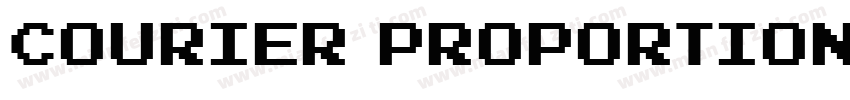Courier ProportionalThai字体转换